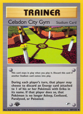 Celadon City Gym (107/132) [Gym Heroes 1st Edition] Pokémon