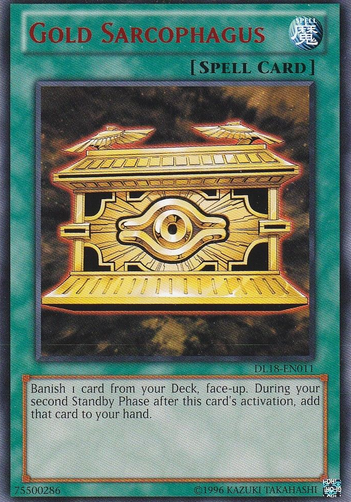 Gold Sarcophagus (Red) [DL18-EN011] Rare Yu-Gi-Oh!