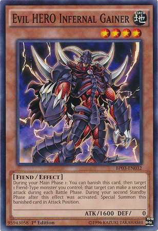 Evil HERO Infernal Gainer [BP03-EN032] Common Yu-Gi-Oh!