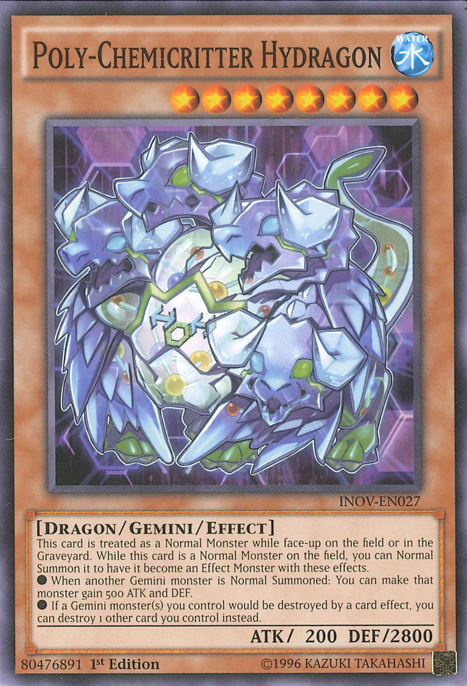 Poly-Chemicritter Hydragon [INOV-EN027] Common Yu-Gi-Oh!