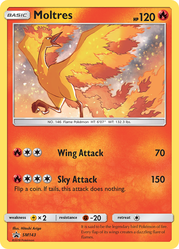 Moltres (SM143) [Sun & Moon: Black Star Promos] Pokémon