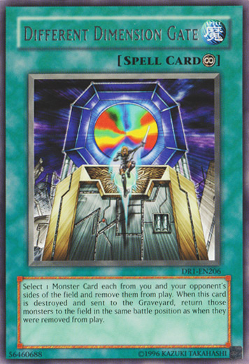 Different Dimension Gate [DR1-EN206] Rare Yu-Gi-Oh!