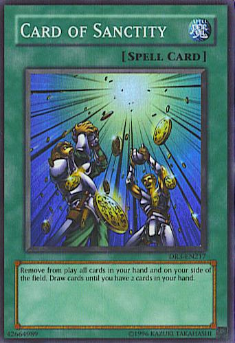 Card of Sanctity [DR3-EN217] Super Rare Yu-Gi-Oh!
