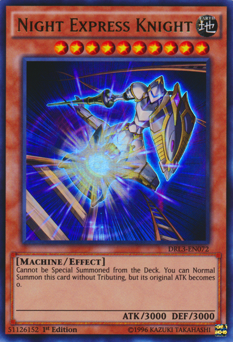 Night Express Knight [DRL3-EN072] Ultra Rare Yu-Gi-Oh!