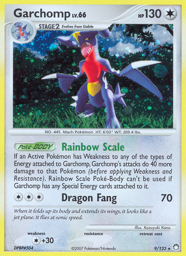Garchomp (9/123) [Diamond & Pearl: Mysterious Treasures] Pokémon