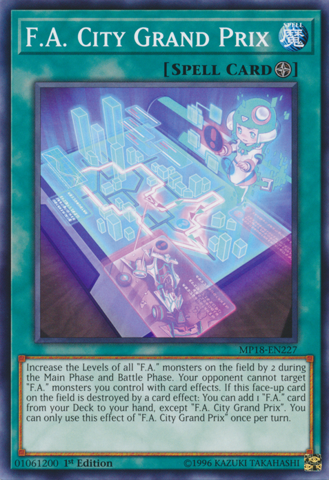 F.A. City Grand Prix [MP18-EN227] Common Yu-Gi-Oh!