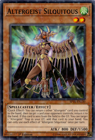 Altergeist Silquitous [SP18-EN030] Starfoil Rare Yu-Gi-Oh!