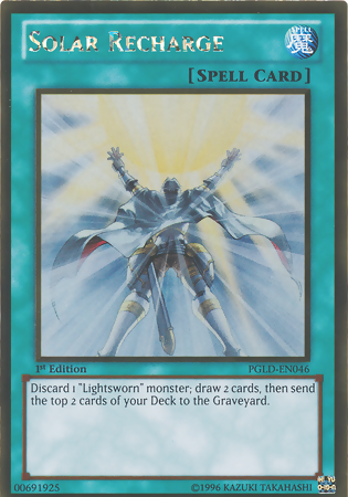 Solar Recharge [PGLD-EN046] Gold Rare Yu-Gi-Oh!