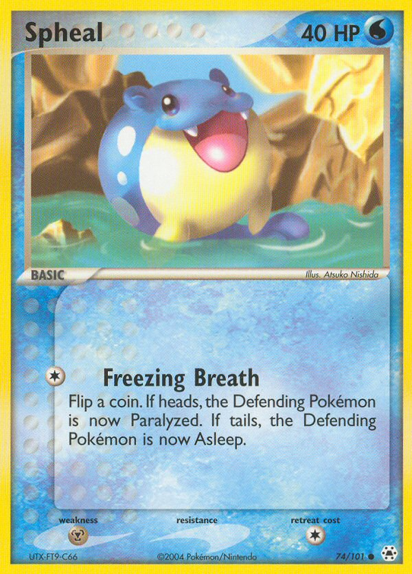 Spheal (74/101) [EX: Hidden Legends] Pokémon