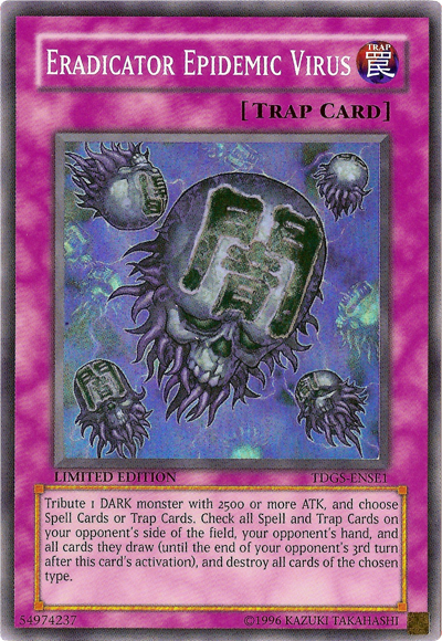 Eradicator Epidemic Virus [TDGS-ENSE1] Super Rare Yu-Gi-Oh!