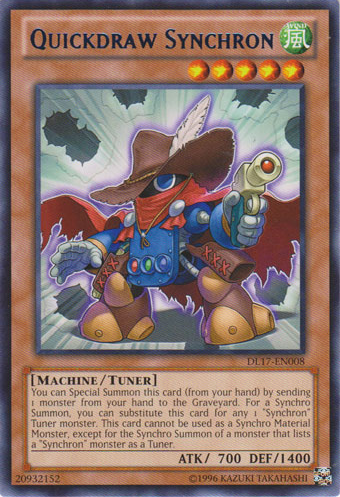 Quickdraw Synchron (Blue) [DL17-EN008] Rare Yu-Gi-Oh!