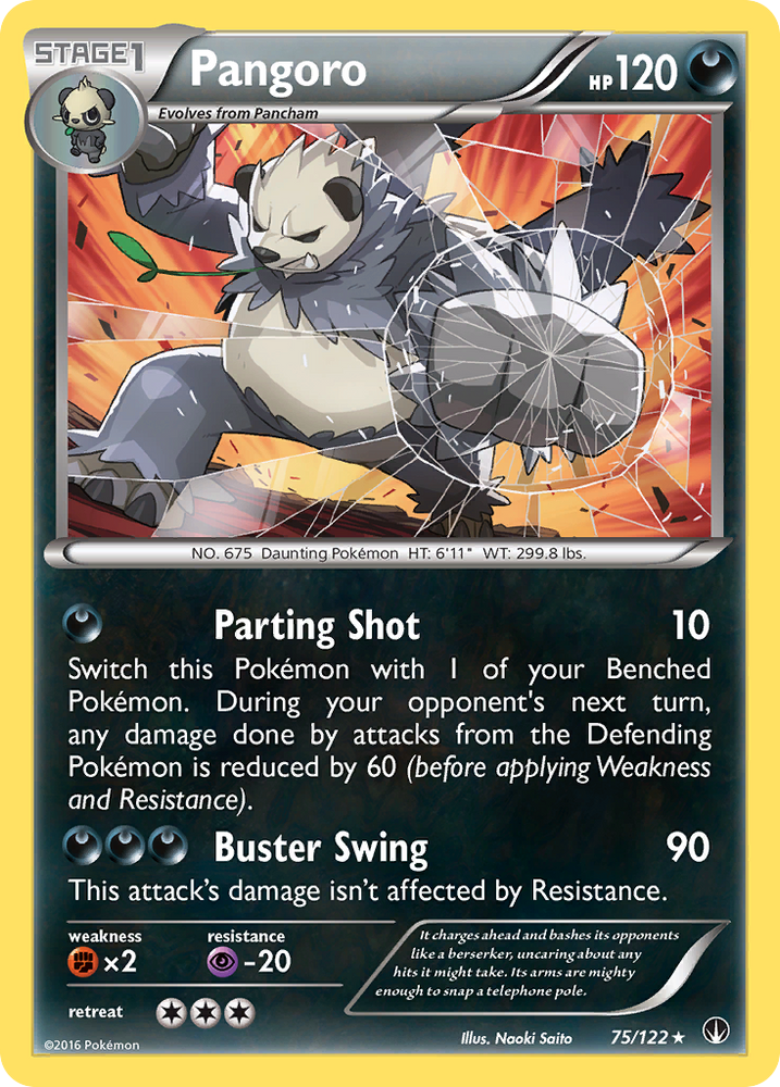 Pangoro (75/122) [XY: BREAKpoint] Pokémon