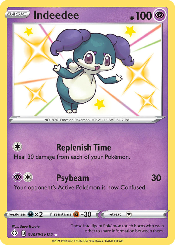 Indeedee (SV059/SV122) [Sword & Shield: Shining Fates] Pokémon