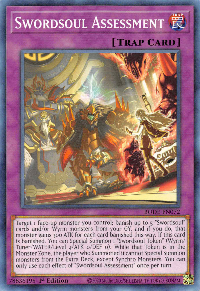 Swordsoul Assessment [BODE-EN072] Common Yu-Gi-Oh!