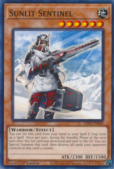 Sunlit Sentinel [DIFO-EN028] Common Yu-Gi-Oh!