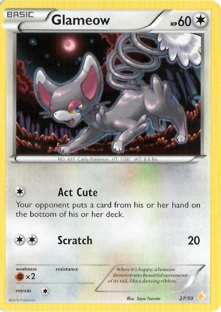 Glameow (27/30) [XY: Trainer Kit 3 - Pikachu Libre] Pokémon