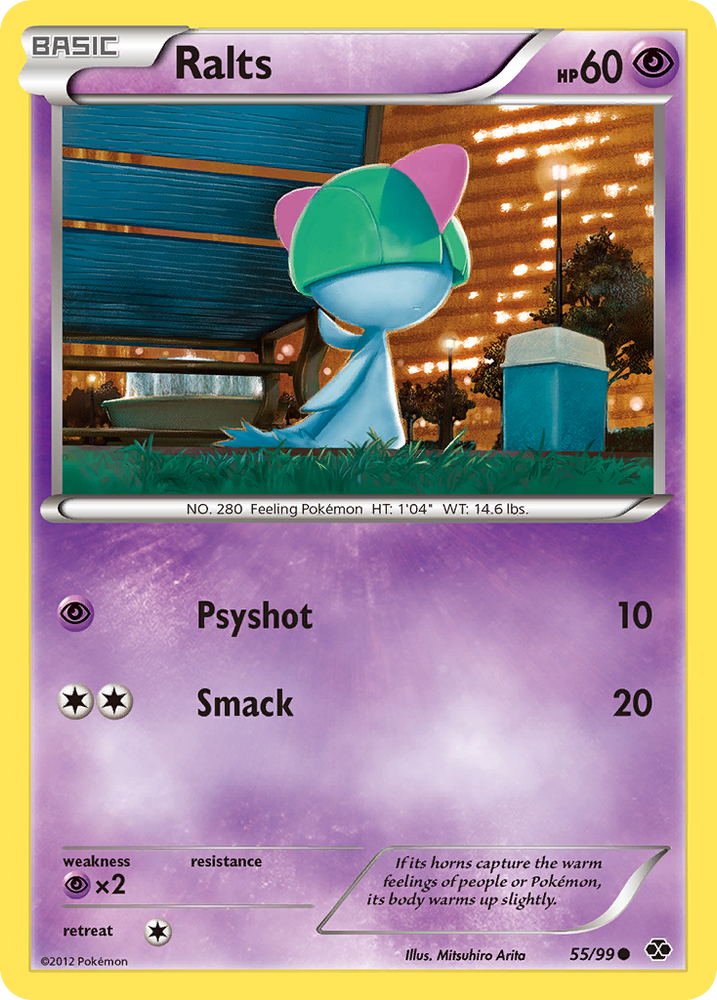 Ralts (55/99) [Black & White: Next Destinies] Pokémon