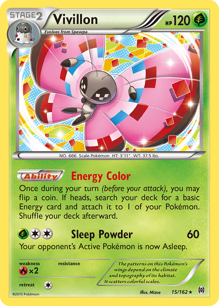 Vivillon (15/162) [XY: BREAKthrough] Pokémon