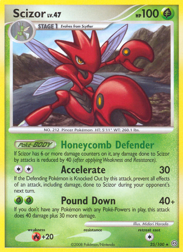 Scizor (25/100) [Diamond & Pearl: Stormfront] Pokémon