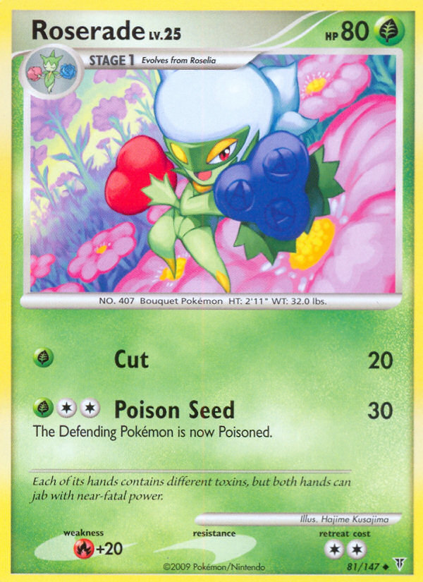 Roserade (81/147) [Platinum: Supreme Victors] Pokémon
