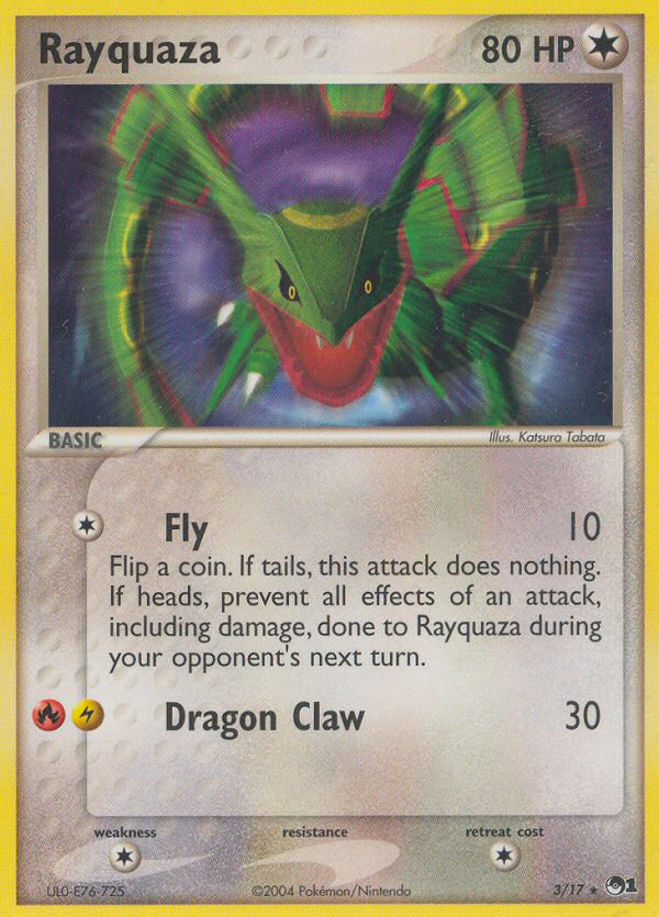 Rayquaza (3/17) [POP Series 1] Pokémon