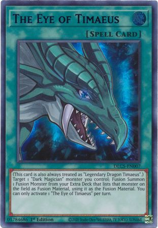 The Eye of Timaeus (Purple) [DLCS-EN007] Ultra Rare Yu-Gi-Oh!