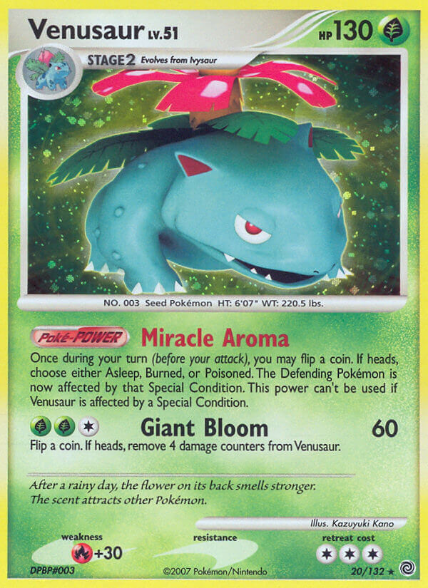 Venusaur (20/132) (Theme Deck Exclusive) [Diamond & Pearl: Secret Wonders] Pokémon