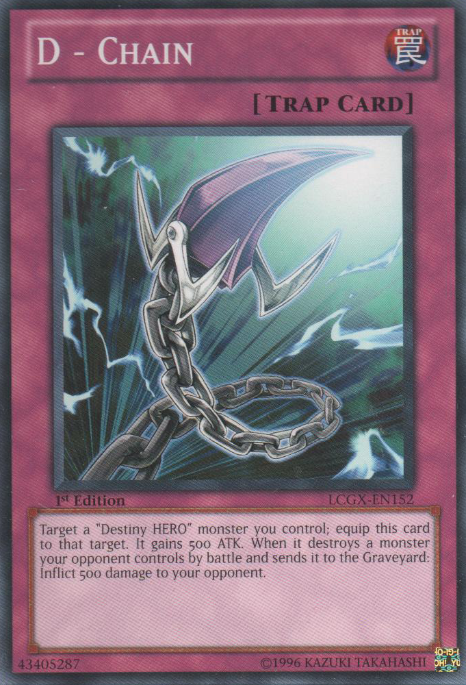 D - Chain [LCGX-EN152] Common Yu-Gi-Oh!