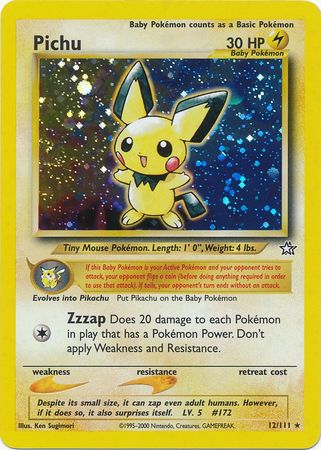 Pichu (12/111) [Neo Genesis Unlimited] Pokémon