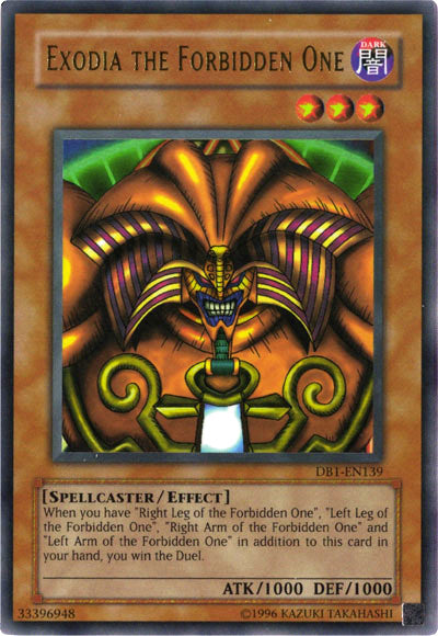 Exodia the Forbidden One [DB1-EN139] Ultra Rare Yu-Gi-Oh!