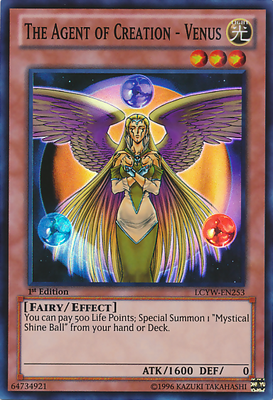The Agent of Creation - Venus [LCYW-EN253] Super Rare Yu-Gi-Oh!