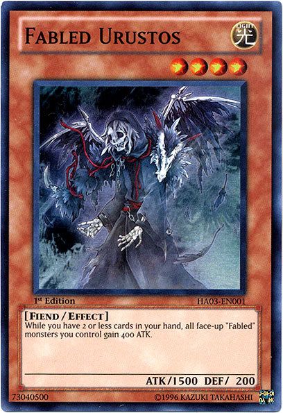 Fabled Urustos [HA03-EN001] Super Rare Yu-Gi-Oh!