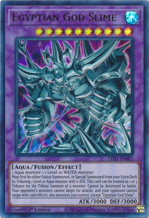Egyptian God Slime [LED7-EN001] Ultra Rare Yu-Gi-Oh!