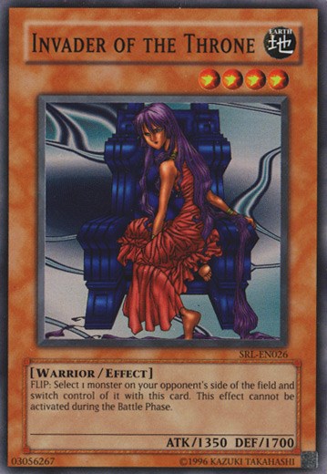 Invader of the Throne [SRL-EN026] Super Rare Yu-Gi-Oh!