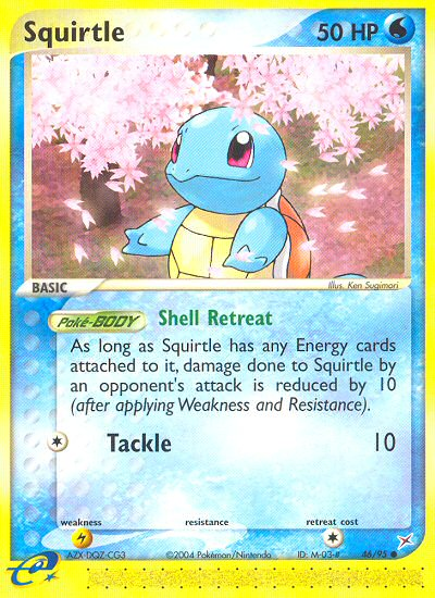 Squirtle (46/95) [EX: Team Magma vs Team Aqua] Pokémon