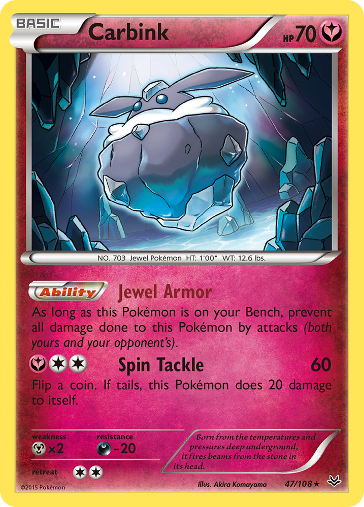 Carbink (47/108) [XY: Roaring Skies] Pokémon