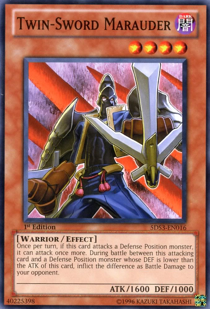 Twin-Sword Marauder [5DS3-EN016] Common Yu-Gi-Oh!