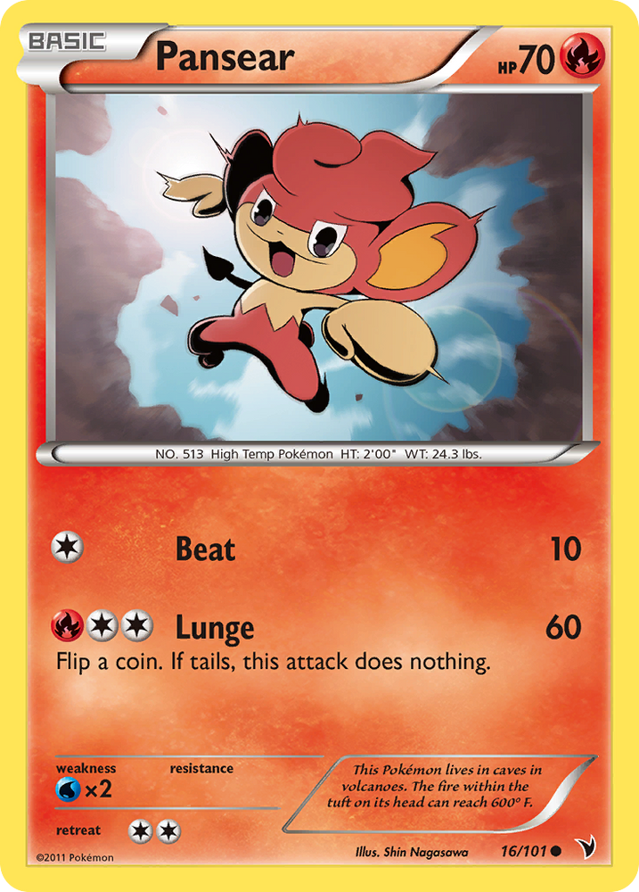 Pansear (16/101) [Black & White: Noble Victories] Pokémon