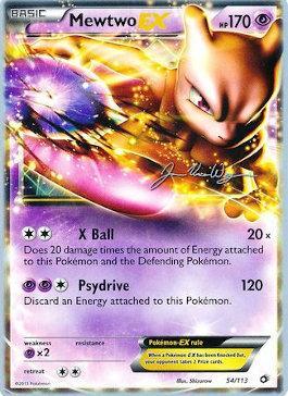 Mewtwo EX (54/113) (HonorStoise - Jacob Van Wagner) [World Championships 2015] Pokémon