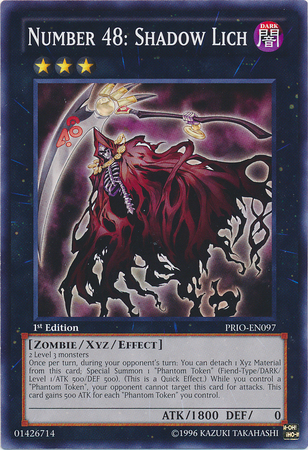 Number 48: Shadow Lich [PRIO-EN097] Common Yu-Gi-Oh!