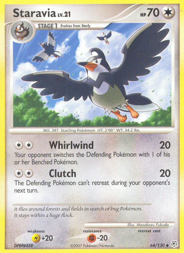 Staravia (64/130) [Diamond & Pearl: Base Set] Pokémon