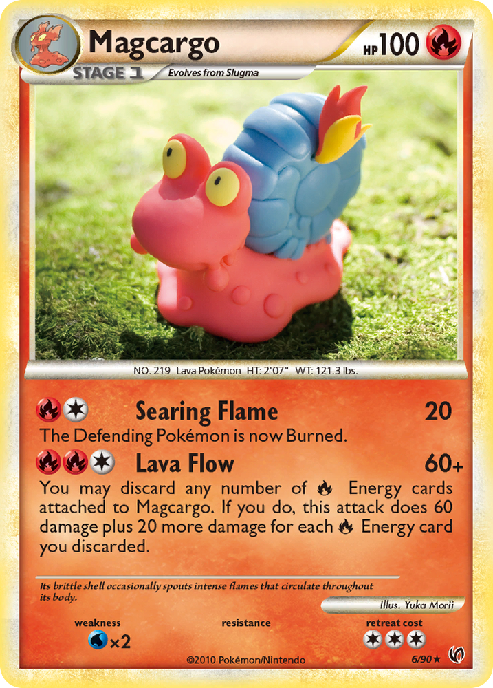 Magcargo (6/90) [HeartGold & SoulSilver: Undaunted] Pokémon