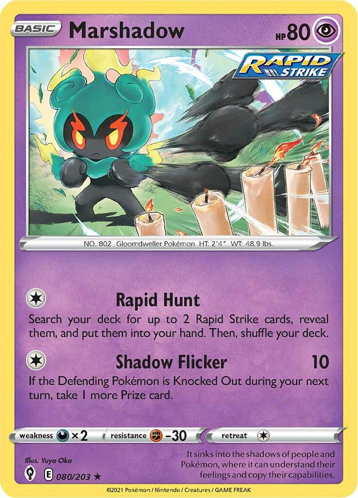 Marshadow (080/203) [Sword & Shield: Evolving Skies] Pokémon