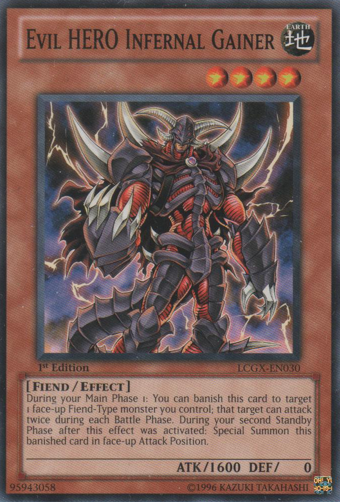Evil HERO Infernal Gainer [LCGX-EN030] Common Yu-Gi-Oh!