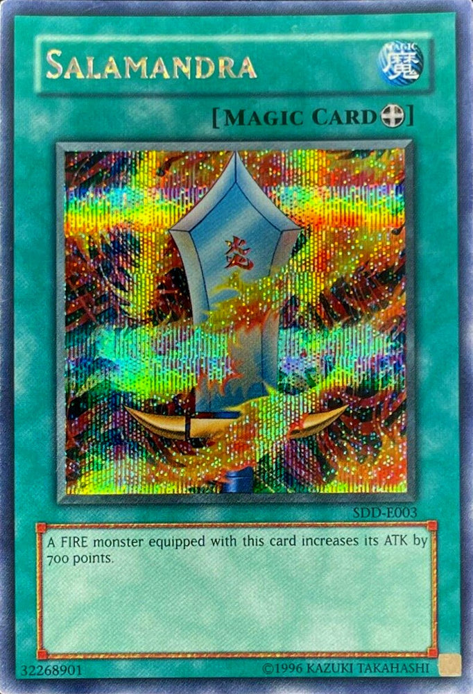 Salamandra [SDD-E003] Prismatic Secret Rare Yu-Gi-Oh!