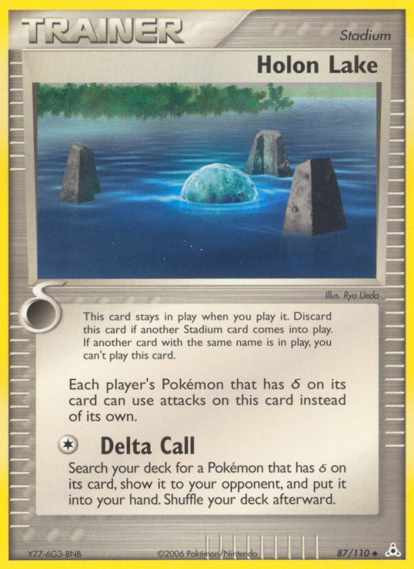 Holon Lake (87/110) [EX: Holon Phantoms] Pokémon