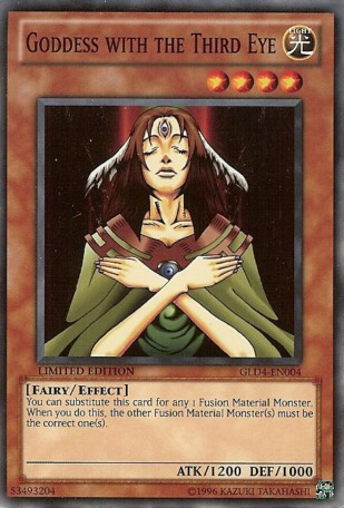Goddess with the Third Eye [GLD4-EN004] Common Yu-Gi-Oh!