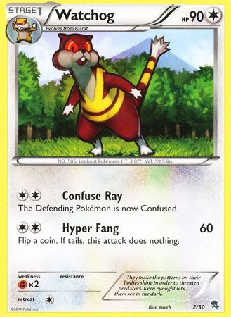 Watchog (2/30) [Black & White: Trainer Kit - Zoroark] Pokémon