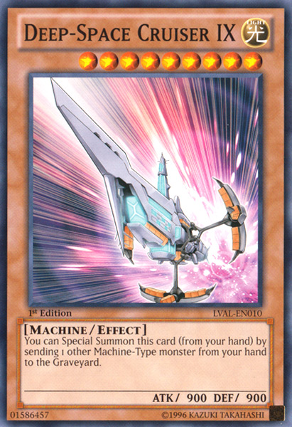 Deep-Space Cruiser IX [LVAL-EN010] Common - Yugioh Cards For Your TCG Needs! Yu-Gi-Oh!