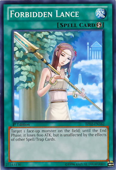 Forbidden Lance [BP02-EN162] Mosaic Rare Yu-Gi-Oh!